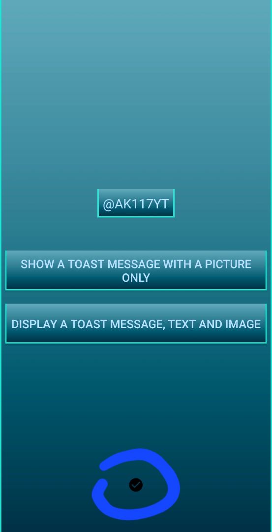 Sketchub • Toast message with a picture