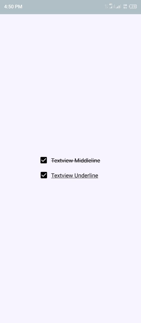 Sketchub • TextView Middleline | Underline