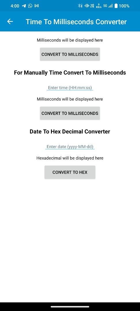 Milliseconds converter shop