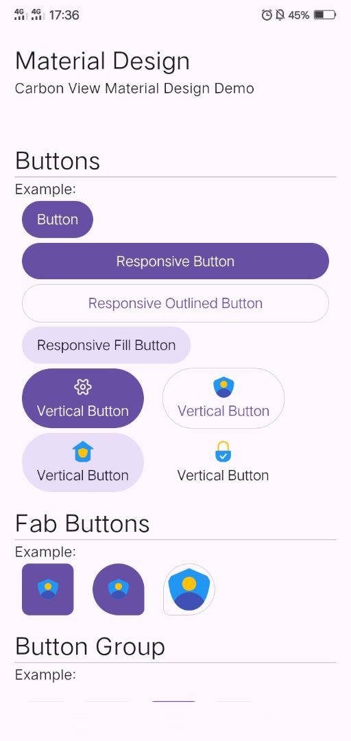 Sketchub • Carbon View Material Design