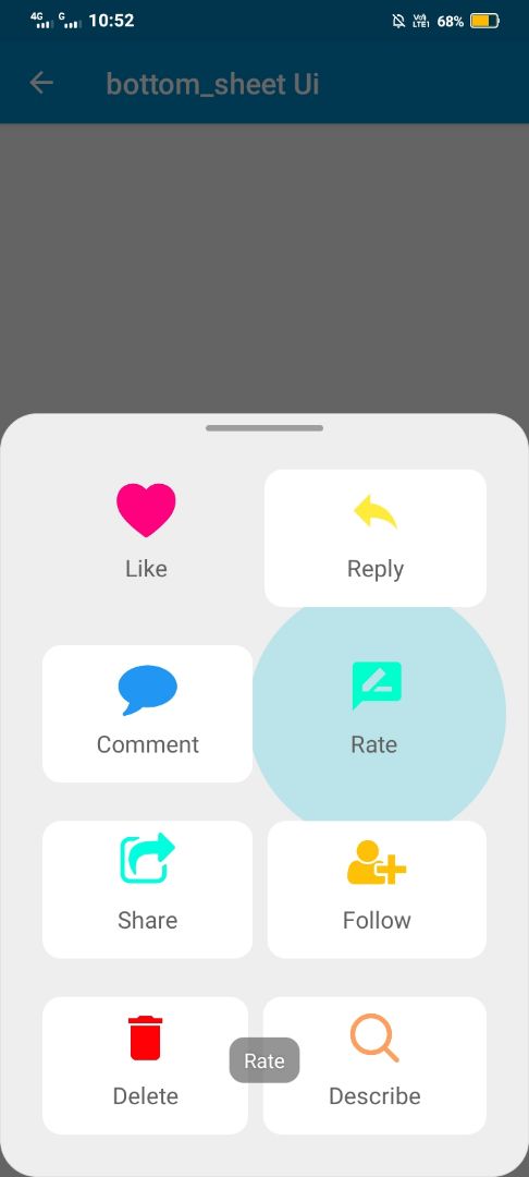 Sketchub • Bottom Sheet Ui - beautiful, easy and simple