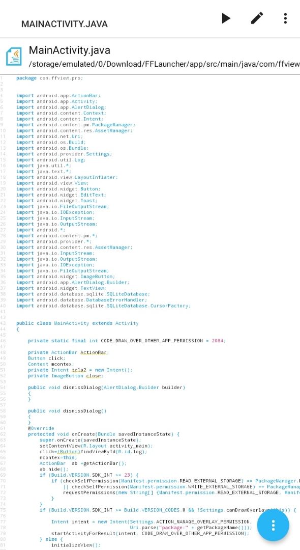 Sketchub • Floating View Service - CrossHair Java